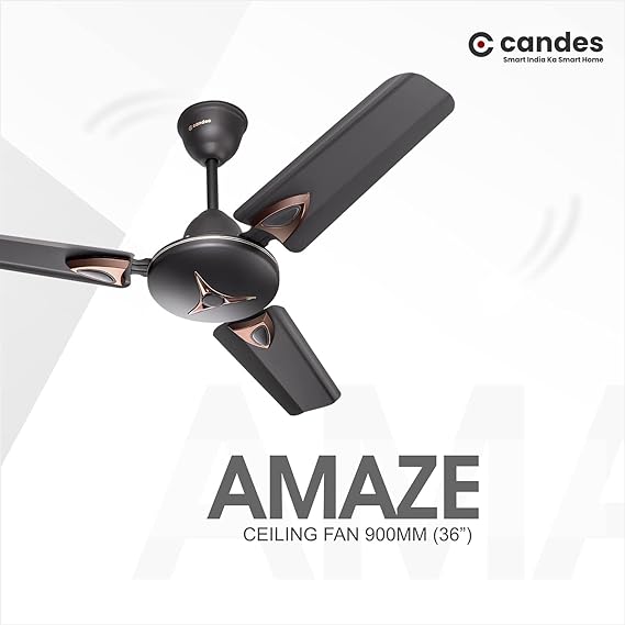 Candes Amaze 900 mm Anti-Dust Decorative 5 Star Rated Ceiling Fan