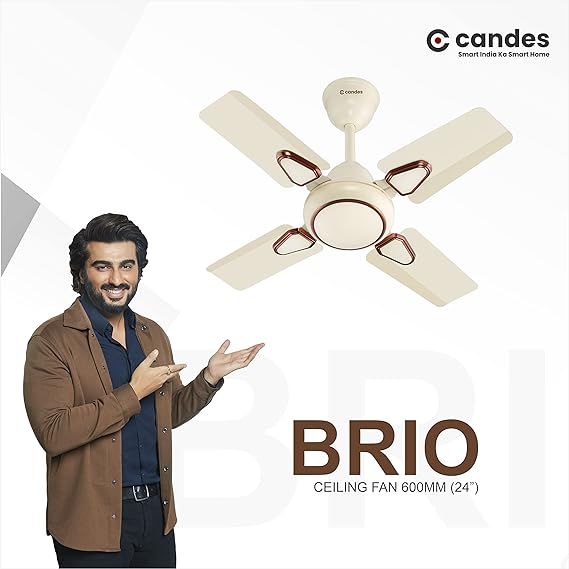 Candes Brio Turbo 600 mm Anti-Dust 4 Blade Ceiling Fan