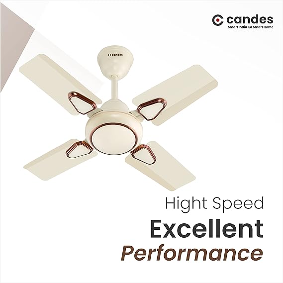 Candes Brio Turbo 600 mm Anti-Dust 4 Blade Ceiling Fan