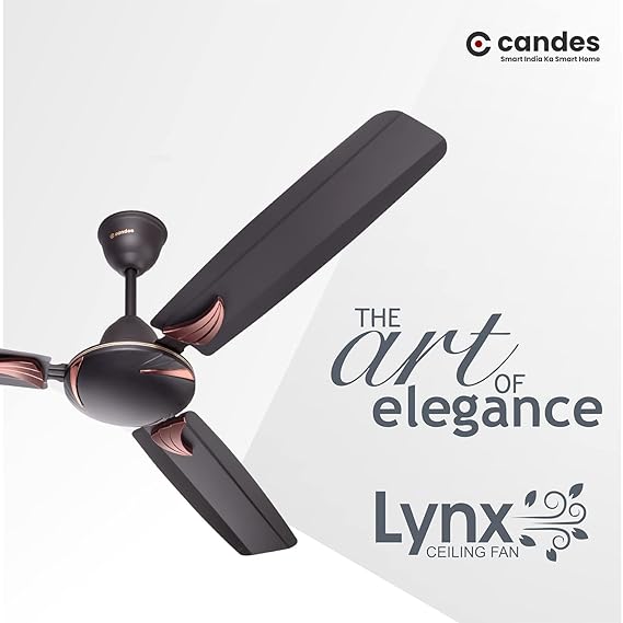 Candes Lynx 1200 mm 5 Star Rated Anti-Dust Decorative Ceiling Fan