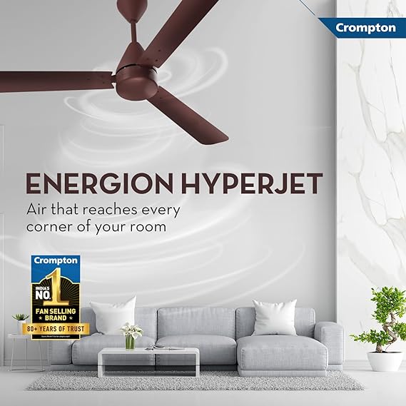 Crompton Energion Hyperjet 1200 mm Ceiling Fan With Remote Control