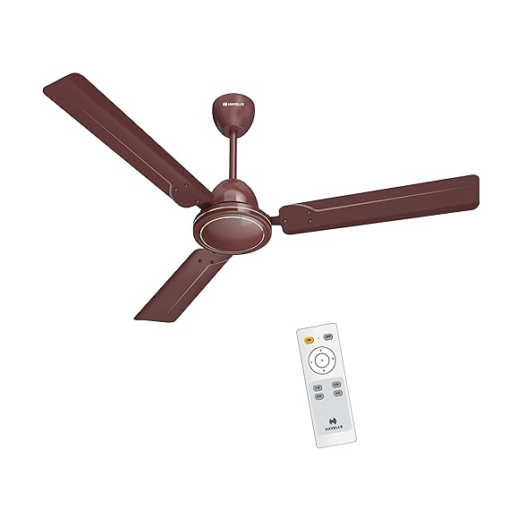 Havells Glaze Decorative 1200 mm Control 5 Star Ceiling Fan with Remote Control