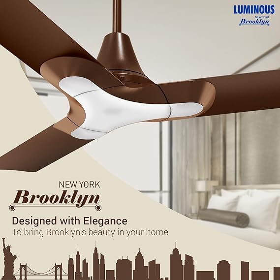 Luminous New York Brooklyn 1200 mm Ceiling Fan