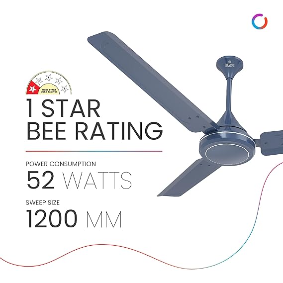 Polycab Charisma Plus 1200 mm 1 Star Rated Ceiling Fan