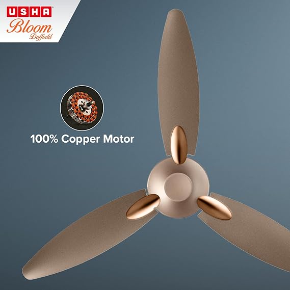 Usha Bloom Daffodil Goodbye 1250 mm Dust Ceiling Fan