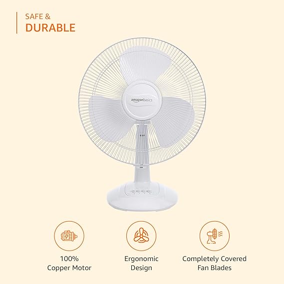 AmazonBasics  400 mm 55W Table Fan