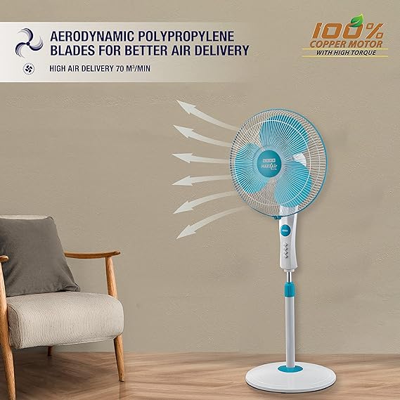 Usha Maxx Air Ultra 400 mm 60W Pedestal Fan