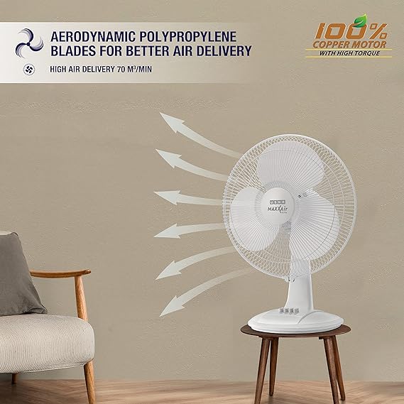 Usha Maxx Air Ultra 400 mm 5W Table Fan