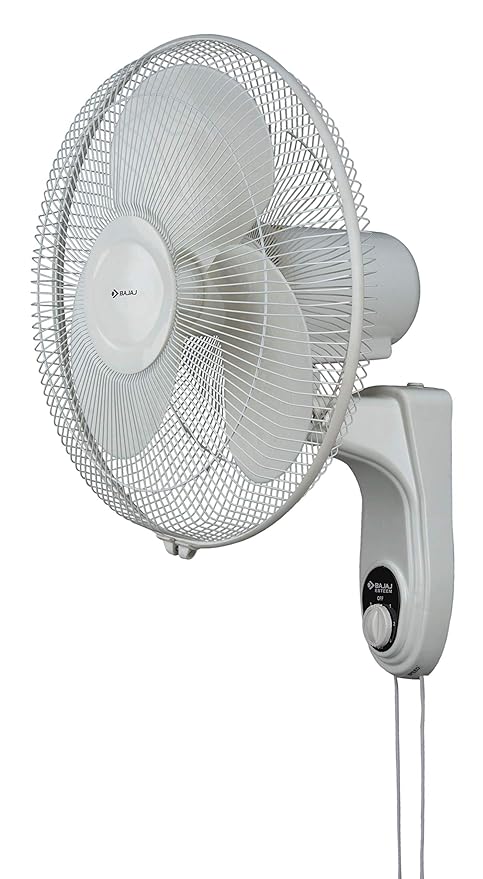 Bajaj Esteem 400MM Double String Wall Mount Fan Adjustable Oscillating & Tiltable Wall Fan