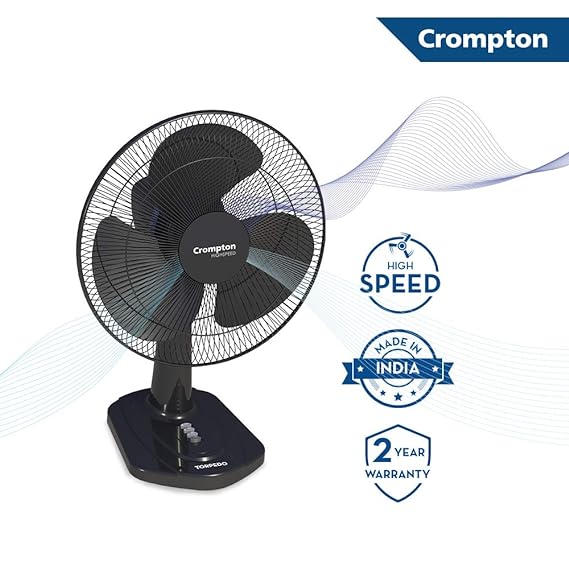 Crompton HighSpeed Torpedo 400mm Table Fan