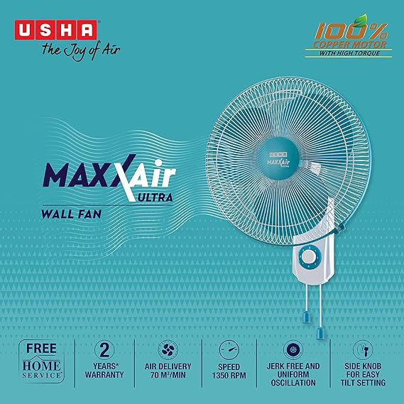 Usha Maxx Air Ultra 400MM Wall Fan