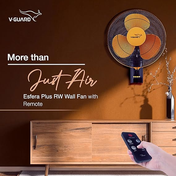 V-Guard Esfera Plus RW 16 Wall Fan for Home with Remote