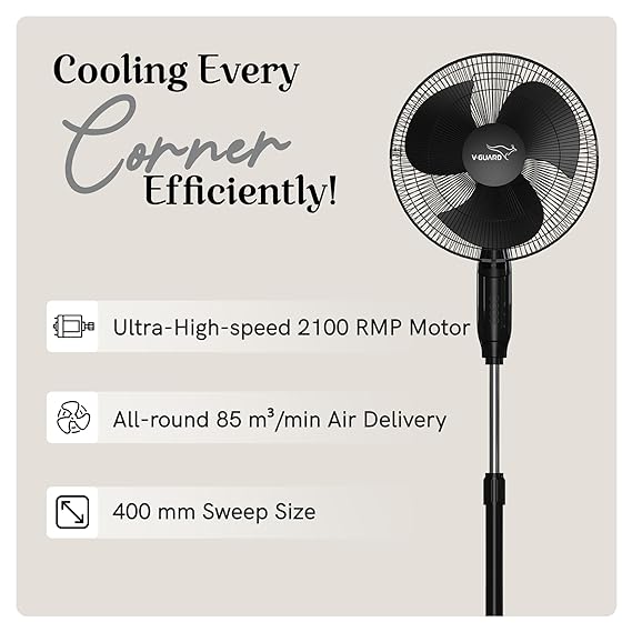 V-Guard Gatimaan Pro Pedestal Fan