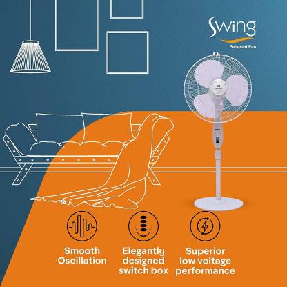 Havells Swing 400mm 55 Watt Pedestal Fan