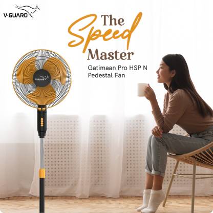 V-Guard Gatimaan Pro 400mm 120 Watt Pedestal Fan