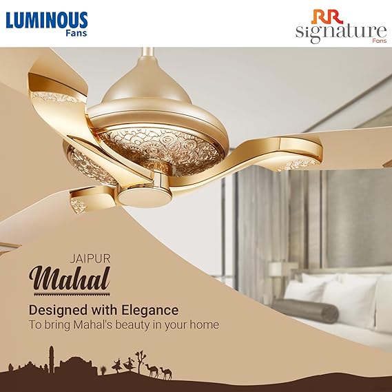 Luminous Jaipur Mahal 1320mm 78W Designer Ceiling Fan