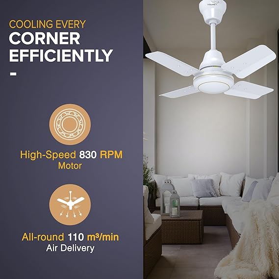 V-Guard Windle 600mm 70W Pro High Speed Ceiling Fan