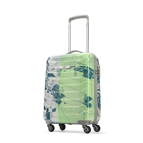 Skybags Trooper 55 Cms Small Cabin Abs Hardshellsided 4 Wheels Spinner Printed Luggage Trolley Bag