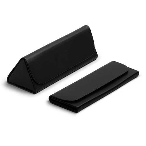Daily Objects Leather Foldaway Slim Eyewear/Sunglass Case - A Classic and Protective Companion for Your Sunglasses