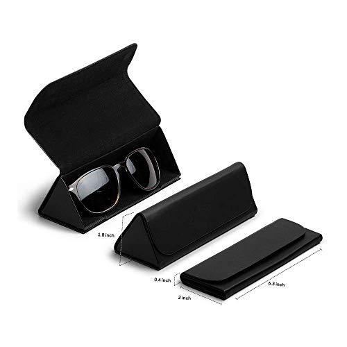 Daily Objects Leather Foldaway Slim Eyewear/Sunglass Case - A Classic and Protective Companion for Your Sunglasses