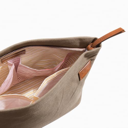 Daily Objects Taxi Organiser Pouch for Men & Women | Storage Slip Pockets | Lightweight - Khaki Beige