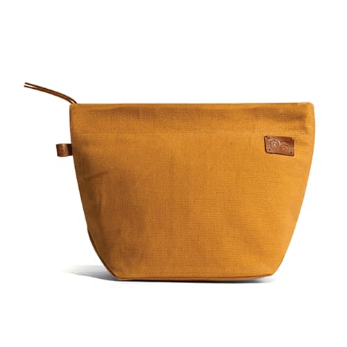 Daily Objects Taxi Organiser Pouch for Men & Women | Storage Slip Pockets | Lightweight - Mustard