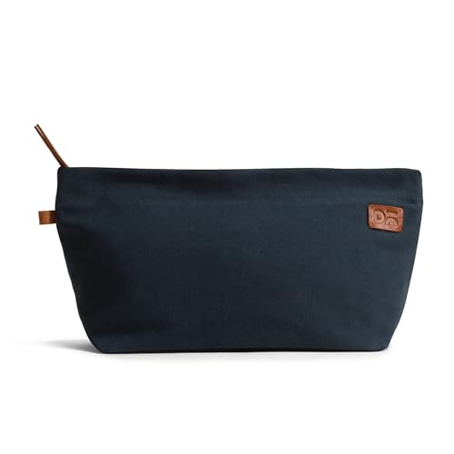 Daily Objects Taxi Organiser Pouch for Men & Women | Storage Slip Pockets | Lightweight - Navy Blue