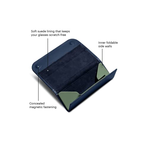 Daily Objects Space Blue - Foldaway Slim Eyewear/Sunglass Case