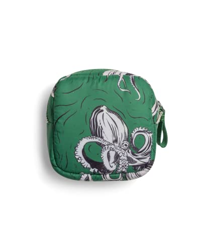 Daily Objects Squid Easy Square Pouch- Green