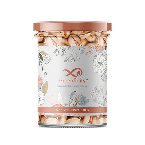 GreenFinity Diwali Gift Pack | Premium Dry Fruits Box with Almonds, Cashews, Pistachios & Raisins (100g Each) in Elegant Festive Box | Healthy Assorted Diwali Gift for Family, Friends & Loved Ones
