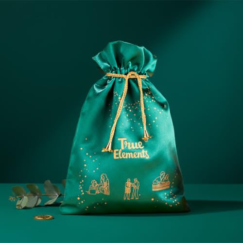 True Elements Premium Dry Fruit Potli (220g) – Almonds, Cashews & Raisins | Diwali Gift Hamper