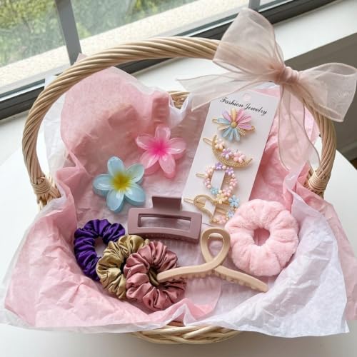 12-Piece Hair Accessories Gift Hamper for Women & Girls | Curated Gift Basket