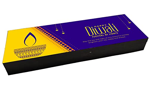 FabBites Dry Fruit and Chocolate Gift Hamper Premium Box/Pack for Family,Friends,Sis Paper Gift Box (Blue)