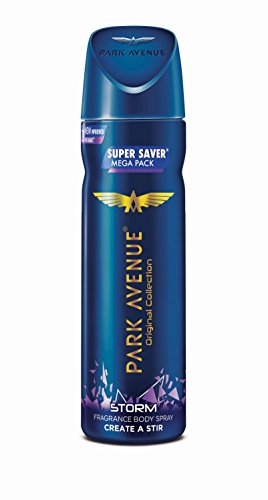 Park Avenue Storm Deodorant for Men | Aromatic Woody Bold Fragrance | Long Lasting Body Spray Mega Pack