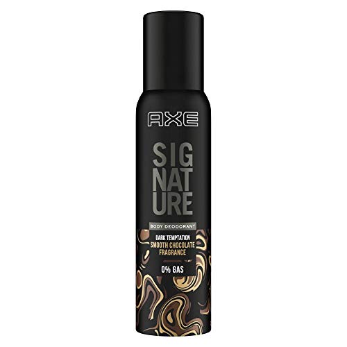Axe Signature Dark Temptation No Gas Body Deodorant for Men | Chocolate Aromatic Long Lasting Fragrance