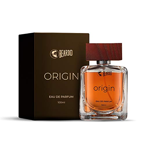 Beardo Origin Eau de Parfum for Men | Aromatic Woody Warm Fragrance | Long Lasting Premium Perfume