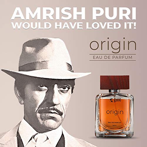 Beardo Origin Eau de Parfum for Men | Aromatic Woody Warm Fragrance | Long Lasting Premium Perfume