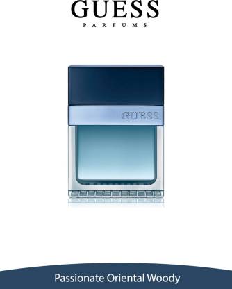 Guess Seductive Homme Blue Eau De Toilette for Men | Iconic Marine Aromatic Long Lasting Luxury Designer Perfume