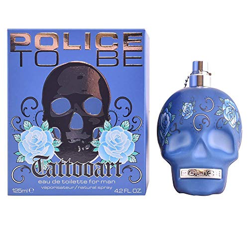 Police To Be Tattooart Eau de Toilette for Men | Aromatic Leather Woody Fragrance | Long Lasting Perfume