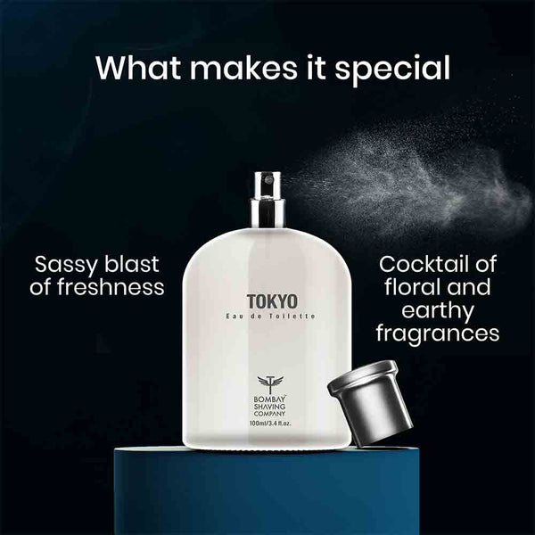Bombay Shaving Company Tokyo EDP for Men | Sophisticated Aromatic Long Lasting Premium Parfum