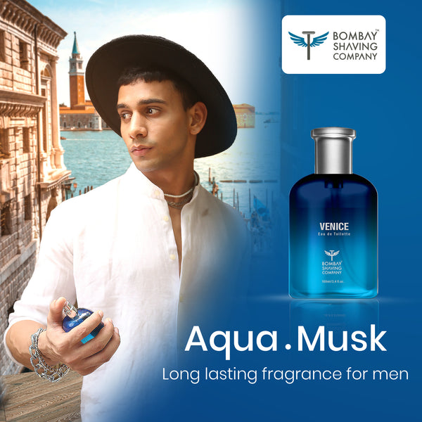 Bombay Shaving Company Venice EDT for Men | Sophisticated Italian Aromatic Woody Long Lasting Premium Perfume