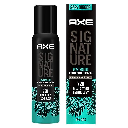 Axe Signature Mysterious Long Lasting No Gas Body Deodorant for Men | Aromatic Mysterious Fragrance