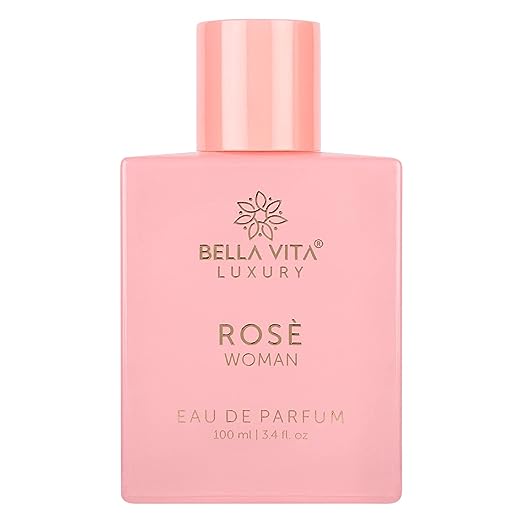 Bella Vita Eau De Rose Women Luxury Parfum | Premium Rose Floral Long Lasting Everyday Fragrance