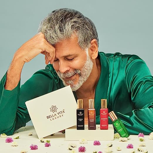 Bella Vita Luxury Eau De Perfume Gift Set for Men | Premium Long Lasting Travel Variety Combo