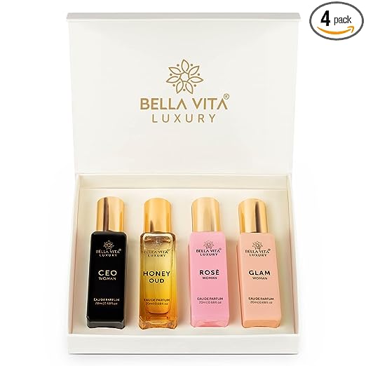 Bella Vita Luxury Eau De Perfume Gift Set for Woman | Premium Long Lasting Floral Variety Combo
