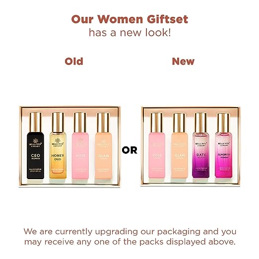 Bella Vita Luxury Eau De Perfume Gift Set for Woman | Premium Long Lasting Floral Variety Combo