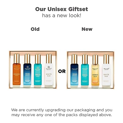 Bella Vita Luxury Unisex Eau De Perfume Gift Set | Patchouli Oriental Long Lasting Variety Combo