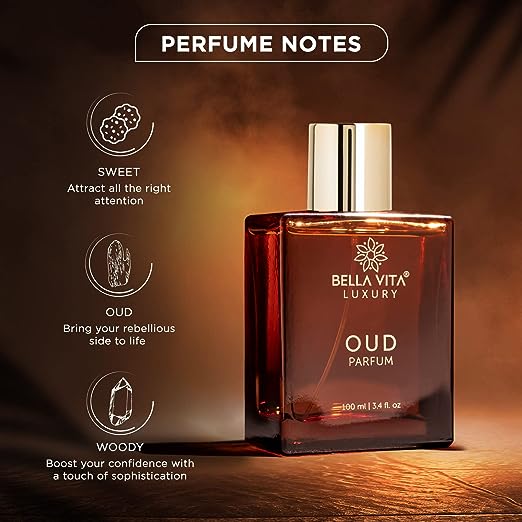Bella Vita OUD Luxury Eau De Perfume for Men | Premium Carnation Oriental Oud Long Lasting Fragrance