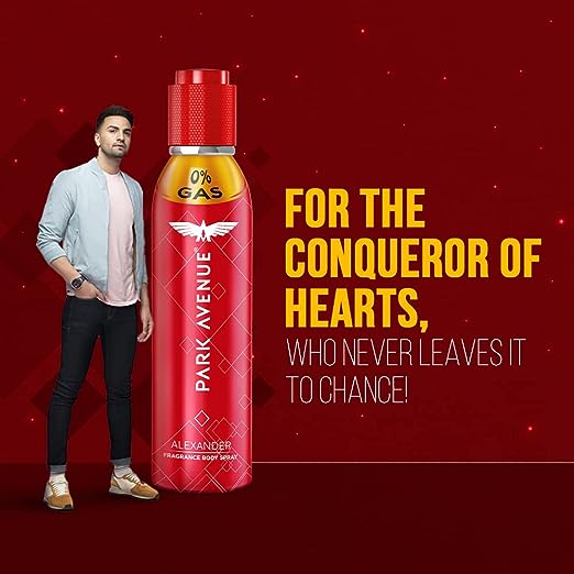 Park Avenue Alexander Perfume Body Spray for Men | Premium Aromatic Long Lasting Daily Wear Spray