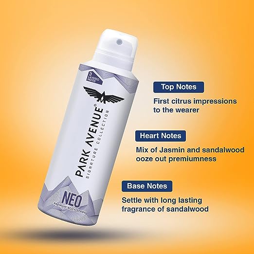 Park Avenue Neo Signature Deo for Men 1 | Signature Aromatic Long Lasting Premium Deodorant